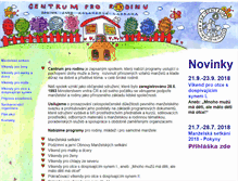 Tablet Screenshot of centrumprorodinu.cz
